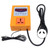Temperature Controller Digital Display Thermostat Temp Regulator with Sensor AC110‑240VAU Plug Orange