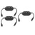 3Pcs LED Strip Dimmer Switch Adapter Brightness Adjustable Controller Manual Knob DC 12V-24V