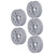 5PCS Timing Belt Pulley 14mm Bore HTD Synchronous Wheel for CNC Machines Laser Machines Engineering Equipments