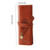 Retro Bandage Synthetic Leather Pen Bag Pencil Case Makeup Pouch Vintage Style Rollup Pencil Case Pencil Bag