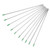 10Pcs Pure Tungsten Electrodes WP Green Tip for AC Tig Welding 3.2*150mm