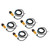 5 Pcs Infrared Photoelectric Switch Normally Open 10 To 30cm Sensing IP65 Photoelectric Sensor AC 90‑