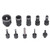 Diamond Hole Saw Kit Vacuum Brazed Core Drill Bits Set M14 6‑50mm for Porcelain Tile Ceramic Marble Brick