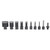 Diamond Hole Saw Kit Vacuum Brazed Core Drill Bits Set M14 6‑50mm for Porcelain Tile Ceramic Marble Brick