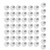 100 Pcs Disc Neodymium Magnet Heavy Duty Strong Magnetism Multifunctional Small Round Magnet for Refrigerator Whiteboard