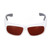 Laser Eye Safety Glasses 180‑540nm 750‑1100nm Fast Light Response PC Laser Eye Protection Goggles White