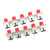 50Pcs Fiber Optic Coupler SCFC UPC Metal Simplex Connector Adapter Industrial Supplies