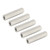 5Pcs Silver M8 Hex Coupling Nut Safe Practical Stainless Steel Coupling Nut Kit for Industrial Machine
