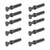 100Pcs Push to Connect Fitting Plug Plastic Industrial Pneumatic Accessories 6mm
