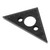 Thickened 45 Degree Aluminum Alloy Triangular Angle Ruler Woodworking Measuring Tool