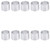 10Pcs Aluminum Alloy Spacer Round Unthreaded Standoff Support Fittings Outer Diameter 10mm8mm