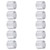 10Pcs Aluminum Alloy Spacer Round Unthreaded Standoff Support Fittings Outer Diameter 10mm8mm