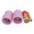 4Pcs Pink Welding Cup Torch Collet Set for WP 17 18 26 Argon Arc Welding Gun TIG Accessories