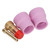 4Pcs Pink Welding Cup Torch Collet Set for WP 17 18 26 Argon Arc Welding Gun TIG Accessories