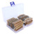 1220Pcs Resistor Kit 0.33Ω4.7MΩ Graphite 5％ Carbon Film 1/4W 122 Values Accessories