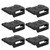 6Pcs Battery Power Mount Connector Adapter Dock Holder for BOSCH 18V Protective Case