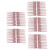 100pcs Wine Red Lawn Mower Head Cutting Blades Grass Trimmer Blades Accessory 90mm