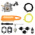 Carburetor Carb Kit Air Flue Filter Oil Tube Fit for Stihl BR500 BR550 BR600 Backpack Leaf Blower