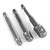 3pcs 1/4" Hex Shank to 1/4" 3/8" 1/2" Square Adapter for Power Drill Socket Wrench