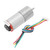 DC 24V Encoder Gear Motor Speed Reduction Motor for Robot RC Car DIY Engine Toy (100RPM)