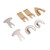 7Pcs Oscillating Saw Blade Carbide Multitool Trimming Grinding Tool Set Kit for Tile Cement