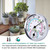 Portable Home Office Hygrometer Indoor Wireless Wall-mounted Humidity Meter and Temperature Meter 2-In-1 Temperature And Humidity Monitor