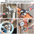 Multifunctional Wrench 40CR Chromium Vanadium Steel Self-Adjusting Wrench Quick Opening Tube Universal Wrench Combination Tool Kit
