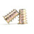 20Pcs M8 20mm Zinc Alloy Hex Drive Head Furniture Nuts Threaded for Wood Insert
