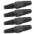 5 Set Broken Water Pipe Extractor 3/4in 1/2in DualHead HighCarbon Steel Damaged Tube Remover
