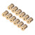 12Pcs Advertising Nail Stainless Steel Electroplated Brushed Gold Sign Holder Standoff Screw