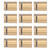 12Pcs Advertising Nail Stainless Steel Electroplated Brushed Gold Sign Holder Standoff Screw