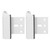 2pcs Home Door Security Lock Aluminium Alloy Door Reinforcement Lock Hotel Door Buckle for Apartment Dormitory