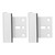 2pcs Home Door Security Lock Aluminium Alloy Door Reinforcement Lock Hotel Door Buckle for Apartment Dormitory