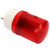 Industrial LED Rotating Strobe Beacon Light Electrical Revolving Signal Light Silent Alarm for Emergency Warning Red 24V