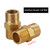 20 Pcs 1/8 BSP to 1/8 BSP External Thread Brass Pipe Hex Nipple Fitting Quick Adapter