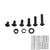 M3 Black Alloy Steel Hex Socket Screws Bolt and Hex Nuts Washers Assortment(Button head)