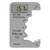Digital Battery Tester Real Time LCD Display Universal Grey ABS Housing Battery Checker for Detection
