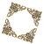 12PCS Antique Style Hollow Shape Jewelry Scrapbook Album Protector Wood Box Corner Decor Large