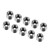 10Pcs Insert Nut Fine Pitch Male Thread Repair Small Slotting Stainless Steel Sleeve Set