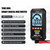 HABOTEST HT125A Smart Digital Multimeter 4000 Counts True RMS Auto Ranging Voltage Meter with Backlight LCD Screen 600V AC DC Voltmeter Electric Test Pen LED Flashlight Multifunction Resistance Continuity Frequency Testing