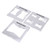 3Pcs Butterfly Inlay Template Router Decorative Templates for Woodworking Parts Accessorie