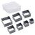 7PCS Leather Cutting Dies Set Square Shape Leather Punching Die Set for Handcraft