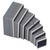 7PCS Leather Cutting Dies Set Square Shape Leather Punching Die Set for Handcraft