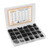 1220Pcs Hex Socket Screw Nut Washer Kit Assortment Cap Head Carbon Steel M2 M3 M4 M5 Black