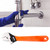 8in Adjustable Wrench High Carbon Steel High Hardness Anti Scratch Rust Adjustable Spanner for Maintenance Repair