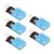5PCS Temperature Humidity Sensor High Sensitivity Anti Interference Digital Sensor Module for Greenhouse Adapter Plate with Jump Wire