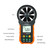 PEAKMETER Handheld Anemometer Portable Wind Speed Meter CFM Meter Wind Gauges Air Flow Thermometer with LCD Backlight for Weather Data Collection Outdoors Sailing Surfing Fishing