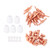 55pcs Plasma Cutter Extended Electrode Nozzle Shield Cup Gas Ring for PT31 Torch