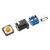 DIY Frequency Tester Crystal Counter Meter Oscillator Tester with Transparent Case 1Hz~50MHz