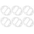 10Pcs Air Compressor Gasket 51 Aluminum Pad Metal Plate Cylinder Pump 3P/4P Accessories